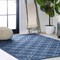 Jonathan Y Portmany Neutral Diamond Trellis Navy 3 ft. x 5 ft. Indoor/Outdoor Area Rug IBZ104B-3 - alternate 7