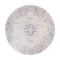 World Rug Gallery Vintage Bohemian Machine Washable Non Slip Area Rug 8 ft Round Beige 6024BEIGE8RND - alternate 6