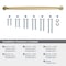 Amerock Renown 18 inch 457mm Center-to-Center Champagne Bronze Appliance Pull BP54056CZ - alternate 3
