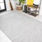 Jonathan Y Ethan Modern Flatweave Solid Gray 4 ft. x 6 ft. Indoor/Outdoor Area Rug TSN100A-4 - alternate 5