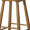 Homeroots 30" Natural Solid Wood Backless Bar Height Bar Chair 632440 - alternate 7