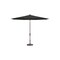 Treasure Garden 11 ft Patio Umbella, aluminum, fiberglass ribs, outdoor, Coal UM841-00 5489 Coal - alternate 1