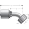 Gates Female DIN 24 Cone Swivel - Heavy Series with O-Ring - 45 Bent Tube MegaCrimp G25725-0408 - alternate 4