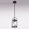 Vaxcel Harrison Mini Pendant Light, Matte Black, Clear Seeded Glass, 6.5-In. Wide P0460 - alternate 9