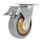 Vestil Rubber Swivel With Total Brake Caster 6 In. Diameter x 2 In. Width 771 lb Dark Gray/Gold CST-KSM-6X2MR-SWTB - alternate 1