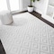 Jonathan Y Portmany Neutral Diamond Trellis Ivory 4 ft. x 6 ft. Indoor/Outdoor Area Rug IBZ104D-4 - alternate 8