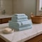 Homeroots Set of Six Sea Green Cotton Quick Dry Terry Cloth Towels, 6PK 700343 - alternate 3