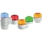 Federal Signal Beacon Warning Sounder Light, Red, 3 29/32 in Lens Dia., 2 7/16 in Height, Polycarbonate Lens, Wire SLM500R - alternate 1