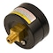 Water Source -RM Pressure Gauge, 1/8 in Connection, Steel Gauge Case, 0 to 100 psi, Back Connection M1002-8B - alternate 5