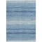 Homeroots 5' X 8' Blue And Ivory Abstract Washable Indoor Outdoor Area Rug 599941 - alternate 6