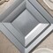 Smarty Had A Party Silver Square Plastic Plates Dinnerware Value Set (120 Dinner Plates + 120 Salad Plates), 240PK 6949VP-CASE - alternate 11