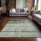 Homeroots 9' X 12' Olive Green Ombre Washable Indoor Outdoor Area Rug 563662 - alternate 8