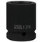 Performance Tool 3/4 in. Dr. Impact Socket, 6pt, 1-3/16 in., CrMo Steel M740-38 - alternate 1