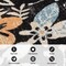 World Rug Gallery Garden Floral Area Rug 2 ft x 3 ft Black WR147BLACK2X3 - alternate 5