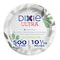 Dixie Disposable Paper Plate, 10 1/8 in, Pathways, Multi Color, PK500 SXP10PATH - alternate 1