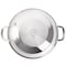 Martha Stewart Castelle 12 Inch Stainless Steel Everyday Pan with Steamer and Lid 130028.03 - alternate 10