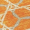 Homeroots 8' X 10' Orange And Blue Geometric Washable Indoor Outdoor Area Rug 613515 - alternate 9