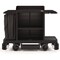 Suncast Commercial Partially Assembled Premium Housekeeping Cart, Plastic, 1 Shelf, 24 x 62.13 x 49.75, Black HKC2002 - alternate 1