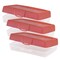 Storex Large Pencil Box, Red, 3PK 61612U12C - alternate 1
