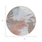 Homeroots 8' Taupe Copper And Ivory Round Abstract Washable Indoor Outdoor Area Rug 618498 - alternate 6
