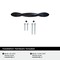 Amerock Intertwine 3 inch (76mm) Center-to-Center Matte Black Cabinet Pull, 25PK 25VMP21171FB - alternate 3