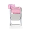 Picnic Time Family Of Brands Sports Chair, Pink with Pink Stripe Accents 809-00-102-000-0 - alternate 7