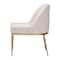 Baxton Studio Nalima Dining Chair - Modern Accent Side Chair with Hand-Forged Metal Frame and Wingback Seat 270-14714-ZORO - alternate 9