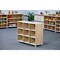 Beleduc By Playwell Palermo 1041mm Mid Shelf - 3 Columns, Tray-Ready, White/Oak HPL, Ages 3+, 828mm High 846038 - alternate 7