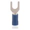 Nsi Industries 16-14 AWG Vinyl Insulated Spade Terminal, Blue, 100PK S16-10V - alternate 1