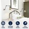 Jonathan Y Rover 7" Classic Industrial Metal Adjustable Arm LED Wall Sconce, Almond/Black, 2PK JYL7462F-SET2 - alternate 9