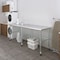 Amgood 30in D x 96in L Stainless Steel Open Base Table, 3in Casters AMG WT-3096-RCB-WHEELS-Z - alternate 6
