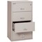 Fireking 4 Drawer, 1 Hr Fire & Impact Rated, 31" Wide Lateral Platinum 4-3122-CPL - alternate 4