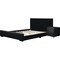 Homeroots Two Piece Black Upholstered Solid and Manufactured Wood Bedroom Set 569356 - alternate 6