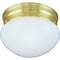 Boston Harbor Single Light Round Ceiling Fixture, 120 V, 60 W, 1-Lamp, A19 or CFL Lamp F13BB01-68543L - alternate 3