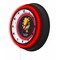 Holland Bar Stool Ferris State University 19 Double Neon Wall Clock Clk19BK - alternate 5