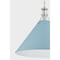 Hudson Valley Lighting Painted No. 2 Pendant in Polished Nickel/Blue Bird by Mark D. Sikes MDS352L-PN/BB - alternate 7