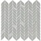 Daltile Starcastle 2'' Leaf Glass Wall and Floor Mosaic, 15PK SC78LEAFMSMT - alternate 1