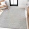 Jonathan Y Aarhus High-Low Minimalist Scandi Striped Gray/Ivory 3 ft. x 5 ft. Indoor/Outdoor Area Rug SCN102D-3 - alternate 7