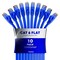 Maximm Cat6 Flat Ethernet Cable 25ft, 10PK, Blue, 10PK CAT6F-25BL10PK - alternate 1