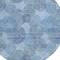 Homeroots 8' Denim Blue Navy Blue And Ivory Round Polka Dot Washable Indoor Outdoor Area Rug 614661 - alternate 7
