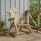 Homeroots 31" X 42" X 41"  Natural Wood Rocking Chair 370284 - alternate 5