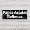 Signmission Papas Asadas Rellenas, 36 Inch x 96 Inch, Vinyl Banner B-96-30774 - alternate 4