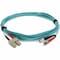 Add-On This Is A 1M Sc (Male) To St (Male) Aqua Duplex Riser-Rated Fiber ADD-ST-SC-1M5OM3 - alternate 6