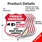 Signmission Private Driveway Shield Sign Under 24 Ho, 4 inch X 4 inch, Vinyl Decal, 5PK SHI-D-5PACK-4-437 - alternate 5