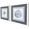 Homeroots Set Of Two Seaside Blues II White Framed Wall Art, 2PK 653900 - alternate 5