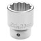 Performance Tool 3/4 Dr. 33mm Socket, 12 Point, Chrome Vanadium, Corrosion Resistant W34833 - alternate 1
