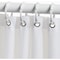 Zenna Home Zenith 70'' x 72'' White Fabric Shower Curtain H20WW - alternate 1