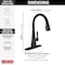 Delta Lenta: Touch2O Technology Kitchen Faucet with Touchless Technology 19802TLZ-BL-DST - alternate 7