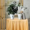 Smarty Had A Party 84 Gold Round Disposable Plastic Tablecloths 96 Tablecloths, 96PK 823270-G-CASE - alternate 9