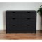 Homeroots 42" Black Four Drawer Dresser 524960 - alternate 1
